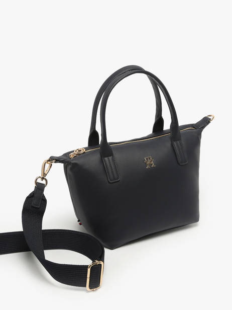 Handtassen Popette Gerecycleerd Polyester Tommy hilfiger Blauw popette AW17708 ander zicht 2